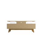 Manhattan Comfort Yonkers 70.86" Mid-Century Modern TV Stand - White-30 Day Limited Manufacturer's Warranty