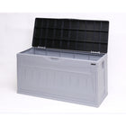 Dura Housewares Deck Storage Bench - 18"D x 22.8" H x 46" W - Grey-Low maintenance and is easy to clean