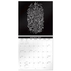 Mead 2027 Decorative Wall Calendar - 12" x 12" - Rad & Happy - Bilingual-Spacious monthly grids provide room for writing notes and daily reminders