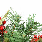 HOMCOM 1.5' Pre-Lit Artificial Christmas Tree 2-Piece Set - Green-Flame retardant branches are unlikely to catch fire or cause serious household damage 