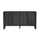 Manhattan Comfort Linda 60" Modern 4-Door Sideboard - Charcoal Gray-Modern Sideboard and Buffet Stand for Dining Room and Living Room Use