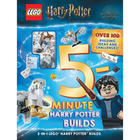 Sourcebooks LEGO Harry Potter - 5-Minute Builds-Quick-building fun – This 96-page, hardcover book features 100-plus mini-model building ideas and challenges, with each activity designed to take no longer than 5 minutes
