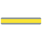 Ashley Productions Double Wide Sentence Strip Reading Guide - 1-1/4" x 7-1/4" - Yellow - 24 Pack-Reading guide filters are ideal for overcoming reading difficulties
