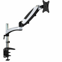 ShoppingAll Adjustable Single Gas Spring Monitor Desk Mount - White-Hold Most 15"-32" monitors, arm holds up to 17.6 lbs/8kg monitor with 75mm x75mm or 100mm x 100mm VESA mounting holes