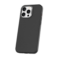 TUFF8 iPhone 16 Pro Max Slim Carbon Case-Sleek Carbon Fibre Look: Showcases a modern carbon fiber-like design for a high-tech appearance.