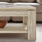 Modway Hollis Travertine Coffee Table - Travertine-4 Square Legs