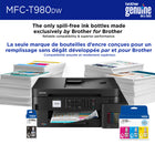 Brother INKvestment Tank MFC-T980DW Wireless & Ethernet Inkjet All-in-One Printer -  Colour - Multipurpose Tray-Connect via wireless network, ethernet, or USB