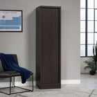 Sauder Merton Hall Storage Cabinet - Dakota Oak-Adjustable shelving: Three adjustable shelves and one fixed shelf for the ultimate storage versatility. Each adjustable shelf has a maximum weight capacity of 25 lb