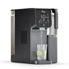iSpring RCD100HCG Hot & Cold Countertop Reverse Osmosis System Alkaline Water Dispenser-Over 1000 Contaminants Removal with Balanced pH: The advanced alkaline RO water filtration system eliminates over 99% of 1,000+ harmful contaminants, including PFAS (PFOA and PFOS), vinyl chloride, chlorine, fluoride, lead, arsenic, asbestos, calcium, sodium, and others. With alkaline filtration, this countertop RO system ensures great-tasting pH-balanced water whenever you need it