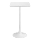 Zuo Valleta Bar Table - White-3 year limited warranty