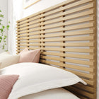 Modway Render Wall Mount King Headboard - Oak-Wall-Mount Design