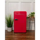 Magic Chef 3.2 cu. ft. Retro Mini Refrigerator without Freezer - Red-1 Year Limited Manufacturer Warranty 
