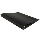 JAM Paper Italian Leather 3 Ring Binder, 3/4", Black (369231775)-Size: 9.375" x .75" x 11.5"