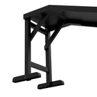 PawHut 74" L Pet Ramp with Non-slip Carpet - Black-Material: Pine Wood, Polyester 
