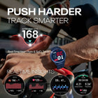 Reebok Pulse Smartwatch - 45 mm - Vector Blue-24/7 vitals + always-on heart-rate monitoring track effort, recovery, and everything between