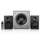 Edifier M601DB Bluetooth Multimedia Speaker with Wireless Subwoofer - Black-Powerful 70W RMS 8" Wireless Subwoofer