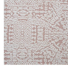 Modway Javiera Contemporary Moroccan Area Rug - 5 ft W x 8 ft L - Ivory/Cameo Rose-100% Polyester Microfiber