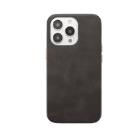 General Supply Goods + Co Vegan Leather Case for iPhone 13/13 Pro - Charcoal-Compatible with iPhone 13/13 Pro
