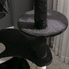 PawHut 60" Multi-Level Plush Cat Tree - Dark Grey-Material: Particle Board, Sisal, Plush 