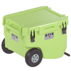 RovR RollR 60 Quart Wheeled Hard Cooler with Tow Handle - Matcha-New RapidLock Latches create an airtight seal and offer fast, easy-to-use access to the party