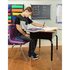 Bouncyband Antimicrobial Wiggle Wedge Sensory Cushion - 10" Square-Ergonomic cushion gently tilts the hips, pelvis, and spine forward placing kids in a more active seating position encouraging them to sit properly improving posture, and strengthening the core