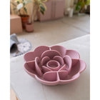 Dexypaws Flower Slow Feeder - Blush Pink-Promotes better digestion