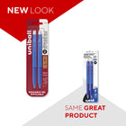uni-ball Erasable Gel Retractable Pens - 0.7mm - Blue - 2 Pack-7