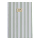 Gry Mattr B5 Striped Notebook-6.89" W x 9.84" H