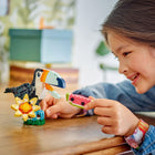 LEGO Creator Wild Animals: Tropical Toucan-Each model can be displayed in a kids’ bedroom after playtime