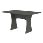 Manhattan Comfort Coney 53.14" Mid-Century Modern Dining Table - Grey-Mid-Century Modern Dining Table for Dining Room Use