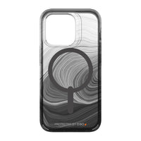 Gear4 iPhone 14 Pro Gear4 D3O Milan Snap Case - Black Swirl-Eye-catching swirl/transparent design