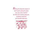 Mill Brook Studio Christmas Greeting Cards/Envelopes - 5-3/8" x 7-3/4" - Season's Greetings: Stocking - 18 Pack-Printed on premium uncoated paper