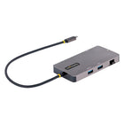 Startech USB C Multiport Adapter - Dual HDMI Video - 4K 60Hz - 2Pt 5Gbps USB-A Hub - 100W Power Delivery Pass-High-performance dual video: supports dual-hdmi 2.0b uncompressed video up to 4k 60hz via mst (video performance depends upon host computer's gpu, dp 1.4 w/dsc req. for dual 4k 60hz). supports ultrawide 21:9 aspect ratios & lower resolutions such as 1080p