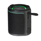Sharp GX-BT190-BK Ultra-Portable Waterproof Bluetooth Speakers with LED Mood Lighting - Black-Up to 15 hours play time