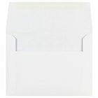 Jam Paper A6 Invitation Envelopes - 4 3/4" H x 6 1/2" W - White - 50 Pack-Envelope Features: Straight gummed flap closure, high quality smooth paper finish