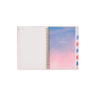 The Happy Planner 2026–2027 Organized Small Twin Loop Dated Planner - 7-1/2" x 6-11/16" - Dreamy Palms-Comes with covers and tabbed dividers with a palm theme artwork and pastel colors