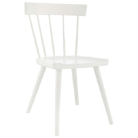 Modway Sutter Wood Dining Side Chair - White-Modern Farmhouse Dining Chair