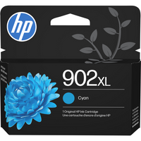 HP 902XL Cyan High Yield Original Ink Cartridge (T6M02AN)-High-yield ink cartridge, up to 750 pages