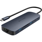 Targus HyperDrive Next 11-Port USB-C Hub-Dual extended 4K 60 Hz monitor support for PC and Chromebook.
