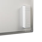 MasterVision Antimicrobial Magnetic Whiteboard Eraser Kit - White-Includes 3 felt pads total