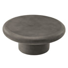 Modway Argos Indoor/Outdoor Patio Concrete Round Coffee Table - Grey-7