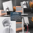 ShoppingAll Aluminum Smartphone Stand Ergonomic Tablet Holder - White-6