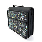 Pep Rally 2" Zipper Binder - Terrazzo Design-Multiple pockets, inside and out