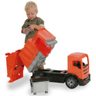 KSM LENA Toys Powerful Giants Garbage Truck-Our jumbo-sized garbage truck is made from the highest-quality polyethylene to ensure optimal safety and can withstand 220 lbs. of body weight