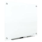 Quartet Brilliance Magnetic Glass Dry-Erase Board - 6' x 4'-Writing stands out on our high-contrast, true white glass
