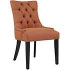 Modway Regent Tufted Fabric Dining Chair - Orange-Tufted Dining Chair