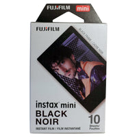 Fujifilm Instax Mini Film - Black - 10 Exposures-Develops instantly- Press the shutter, capture the moment and watch the photo develop in front of your eyes!