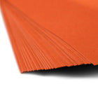 Jam Paper 24 lb Colored Paper - 8.5" W x 11" L - Orange Recycled - 100 Sheets-Make your work stand out with premium colored paper