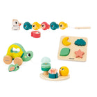 Janod Toy Box 4-Piece Set for 18 Months-Created with guidance from a psychomotor specialist.