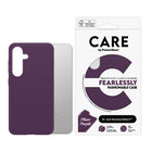 PanzerGlass CARE Case for Samsung Galaxy S25 - Purple - QI Compatible -Slim design and smooth grip